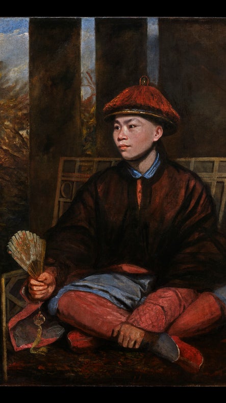 Oil painting housed at Knole, Kent, of Huang Ya Dong